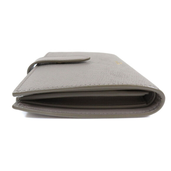 希少✨Celine Studs Bifold Wallet Leather Celine Bifold Leather Logo Wallet